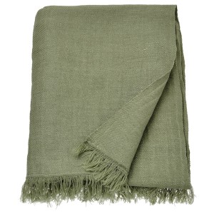 IKEA DYTÅG throw, 51x67 in Gray / Green, Ikea Outlet | 1607TNRUO