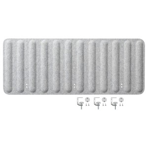 IKEA EILIF screen for desk, gray, 47 1/4x18 7/8 in, Ikea Outlet | 7896QVISO