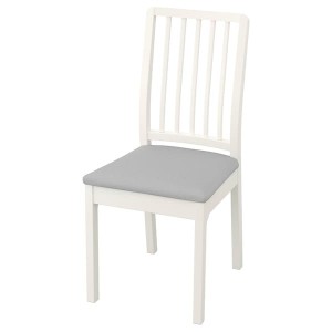 IKEA EKEDALEN Chair, Orrsta light gray White, Ikea Outlet | 9621ETALJ