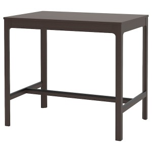 IKEA EKEDALEN bar table, dark brown, 47 1/4x31 1/2x41 3/8 in, Ikea Outlet | 3451NFHXY