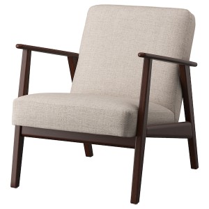 IKEA EKENÄSET armchair Kilanda Light Beige, Ikea Outlet | 4183RWGJS