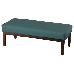 IKEA EKENÄSET bench , 44 1/8 in Kelinge Gray / Turquoise, Ikea Outlet | 7132EDLUI