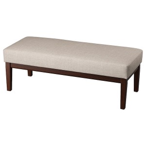 IKEA EKENÄSET bench , 44 1/8 in Kilanda Light Beige, Ikea Outlet | 1465IKMFR