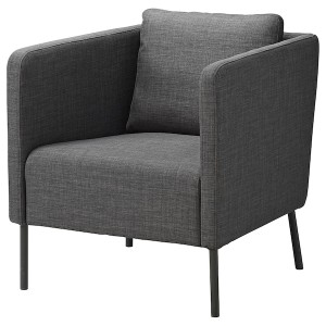 IKEA EKERÖ Armchair Skiftebo Dark Gray, Ikea Outlet | 6479CIZRJ