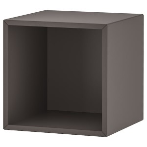 IKEA EKET Cabinet, dark gray, Width: 13 3/4 in Height: 13 3/4 in. Shop today!, Ikea Outlet | 4190RSKDT