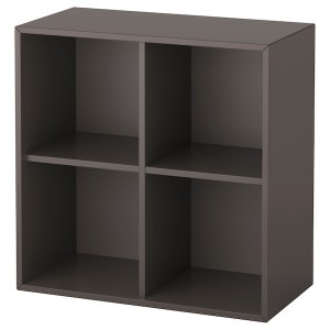IKEA EKET Cabinet with 4 compartments Dark Gray, Ikea Outlet | 6480XACJI