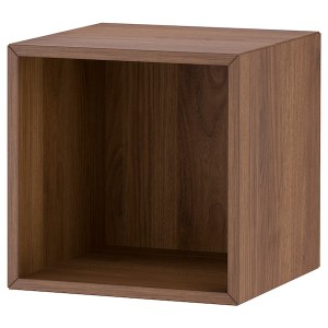 IKEA EKET cabinet, 13 3/4x13 3/4x13 3/4 in Brown Walnut Effect, Ikea Outlet | 2186DAKFE