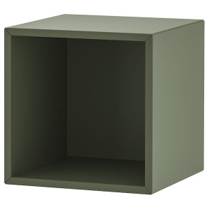 IKEA EKET cabinet, 13 3/4x13 3/4x13 3/4 in Gray / Green, Ikea Outlet | 5962MRGYC