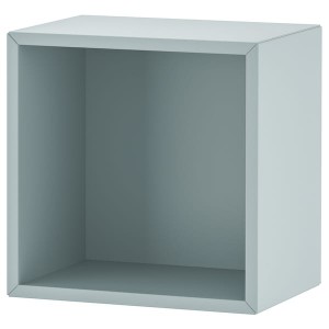 IKEA EKET cabinet, 13 3/4x9 7/8x13 3/4 in Light Gray / Blue, Ikea Outlet | 8214AWYFT
