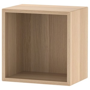 IKEA EKET cabinet, 13 3/4x9 7/8x13 3/4 in White Stained Oak Effect, Ikea Outlet | 2801OXWKS