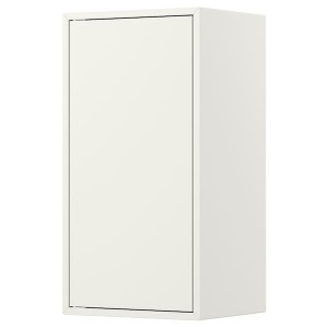 IKEA EKET cabinet with door and shelf, white, 13 3/4x13 3/4x27 1/2 in, Ikea Outlet | 4653KFATL