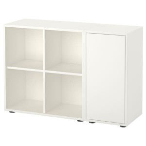 IKEA EKET storage combination with feet, 41 3/8x13 3/4x28 3/8 in White, Ikea Outlet | 8952EPNYV