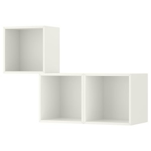 IKEA EKET wall-mounted cabinet combination, 41 3/8x13 3/4x27 1/2 in White, Ikea Outlet | 5364QRGDT