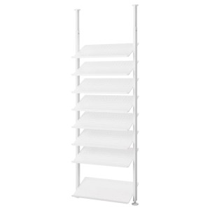 IKEA ELVARLI open storage combination, white, 36 1/8x14 1/8x87 1/4-137 3/4 in, Ikea Outlet | 1962TDGEO