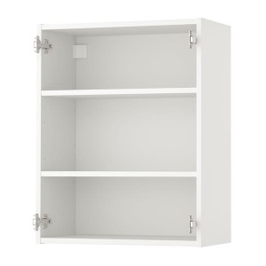 IKEA ENHET Wall cabinet with 2 shelves, white, 24x12x30 in, Ikea Outlet | 5179JMNFP