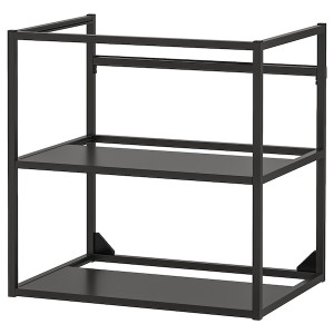 IKEA ENHET base frame for sink, 24x18x24 in Anthracite, Ikea Outlet | 2891RXTML