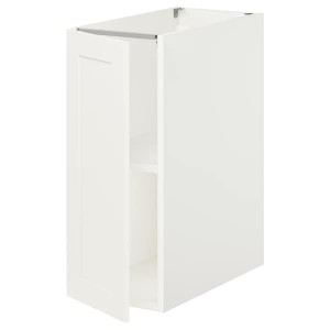 IKEA ENHET bc w shlf/door, 12x24 3/4x30 1/8 in White / White Frame, Ikea Outlet | 2345UPWMO