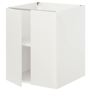 IKEA ENHET bc w shlf/doors, 24x24 3/4x30 in White, Ikea Outlet | 9617KDVRE