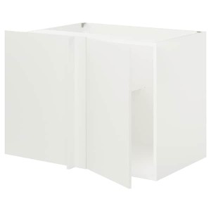 IKEA ENHET corner base cabinet with shelf/door White, Ikea Outlet | 6839QEDYP