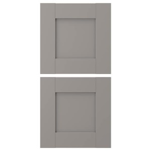 IKEA ENHET drawer front, 12x12 in, 2 pack Gray Frame, Ikea Outlet | 6913QLVWJ