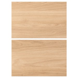 IKEA ENHET drawer front, 18x12 in, 2 pack Oak Effect, Ikea Outlet | 4036LNCFW