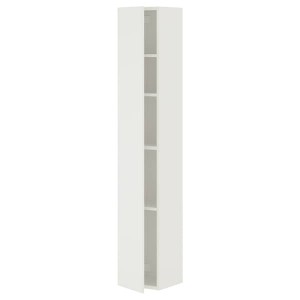 IKEA ENHET high cabinet/1 door, 12x12 3/4x72 in White, Ikea Outlet | 1437VLXJD