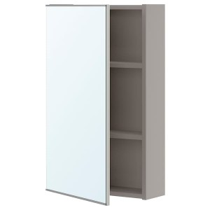 IKEA ENHET mirror cab/1 door, 18x6 3/4x30 in Gray, Ikea Outlet | 0874WPEVG
