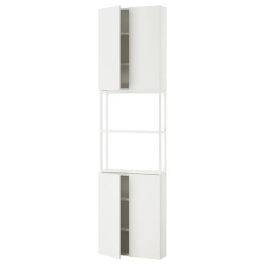 IKEA ENHET storage combination, 24x6 3/4x90 in White, Ikea Outlet | 4685CXJUD
