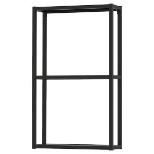 IKEA ENHET wall fr w shelves, 18x6x30 in Anthracite, Ikea Outlet | 9154WVPHN