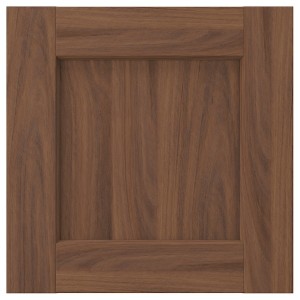 IKEA ENKÖPING drawer front, 15x15 in Brown Walnut Effect, Ikea Outlet | 0493MCTJH