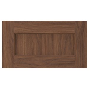 IKEA ENKÖPING drawer front, 18x10 in Brown Walnut Effect, Ikea Outlet | 5782FOMLW