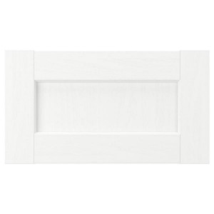IKEA ENKÖPING drawer front, 18x10 in White Wood Effect, Ikea Outlet | 9187OBYPR