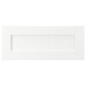 IKEA ENKÖPING drawer front, 24x10 in White Wood Effect, Ikea Outlet | 4319YPFCO