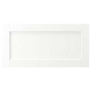 IKEA ENKÖPING drawer front, 30x15 in White Wood Effect, Ikea Outlet | 8547FRBDG