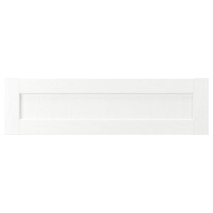 IKEA ENKÖPING drawer front, 36x10 in White Wood Effect, Ikea Outlet | 6591ANQGP