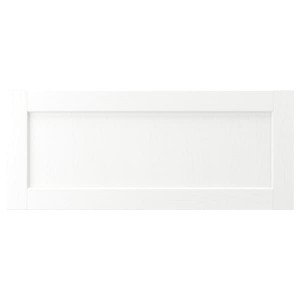 IKEA ENKÖPING drawer front, 36x15 in White Wood Effect, Ikea Outlet | 3826IQXGL