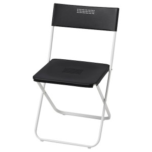 IKEA FEJAN chair, outdoor, foldable gray, Ikea Outlet | 4160IGHUX