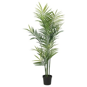IKEA FEJKA artificial potted plant, indoor/outdoor, 9 in Kentia Palm, Ikea Outlet | 6943JOWRH