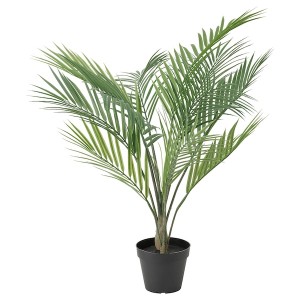 IKEA FEJKA artificial potted plant, indoor/outdoor, 4 ¾ in Areca Palm, Ikea Outlet | 6932SPOXD