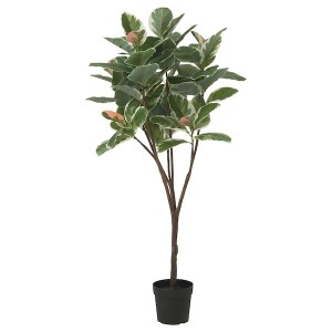 IKEA FEJKA artificial potted plant, indoor/outdoor , 9 in Rubber Plant, Ikea Outlet | 9568DAYEV