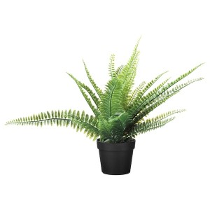 IKEA FEJKA artificial potted plant, indoor/outdoor, 3 ½ in Fern, Ikea Outlet | 3207WINXD