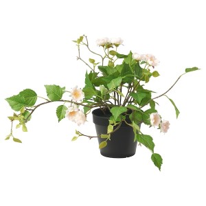 IKEA FEJKA artificial potted plant, indoor/outdoor/, 4 ¾ in Rose Light Pink, Ikea Outlet | 7236DVZGU