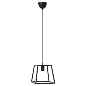IKEA FELSISK pendant lamp, black, 10 in, Ikea Outlet | 6845OEFKY