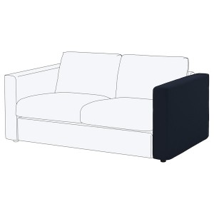 IKEA FINNALA Cover for armrest Orrsta Black / Blue, Ikea Outlet | 0376YUXRP