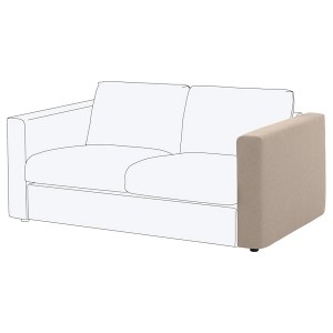 IKEA FINNALA Cover for armrest Tallmyra Beige, Ikea Outlet | 9738AFYVM