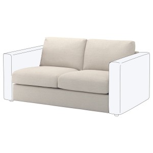 IKEA FINNALA Cover for loveseat section Gunnared Beige, Ikea Outlet | 3105HOCPN