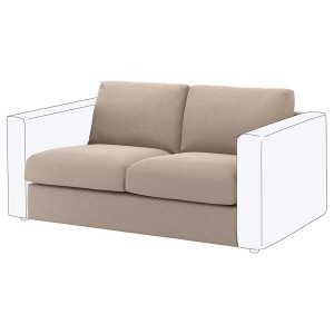 IKEA FINNALA Cover for loveseat section Tallmyra Beige, Ikea Outlet | 3490EQCPA