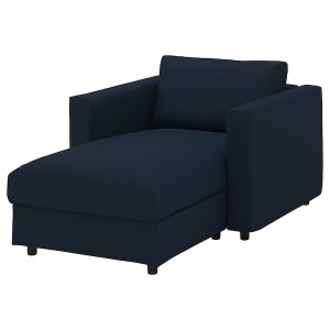 IKEA FINNALA chaise cover Orrsta Black / Blue, Ikea Outlet | 3054RMDYQ