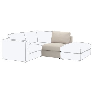 IKEA FINNALA cover for 1-seat section Gunnared Beige, Ikea Outlet | 1495DVWML