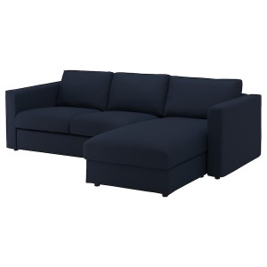 IKEA FINNALA cover for 4-seat sectional Orrsta Black / Blue, Ikea Outlet | 0859WOLNU